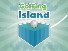 eiland van golfen